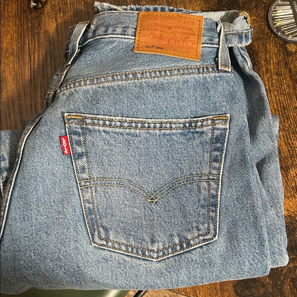 Levi's “in love with you” Light Blue Relaxed Fit Denim Jeans
